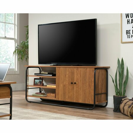 SAUDER Union Plain Credenza Pc , Accommodates up to a 65 in. TV weighing 70 lbs 429491